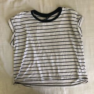 striped crop top